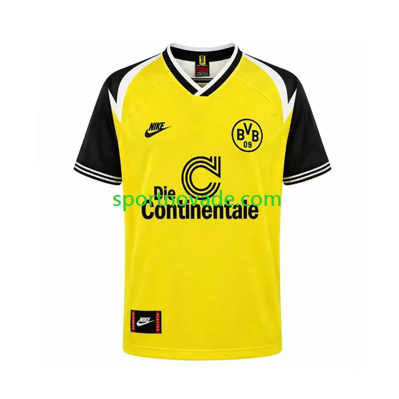 Borussia Dortmund Retro Heim Trikot Herren Kurzarm 1995