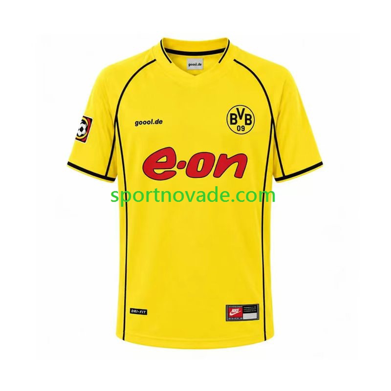 Borussia Dortmund Retro Heim Trikot Herren Kurzarm 2002