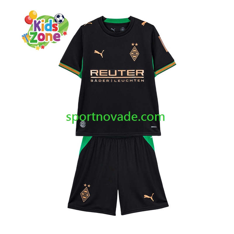 Borussia Monchengladbach Auswärts Trikot Kinder Kurzarm 2026-2027