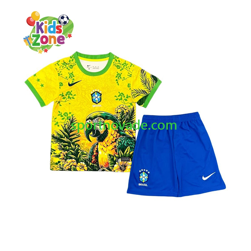 Brasilien Special Heim Trikot Kinder Kurzarm 2026