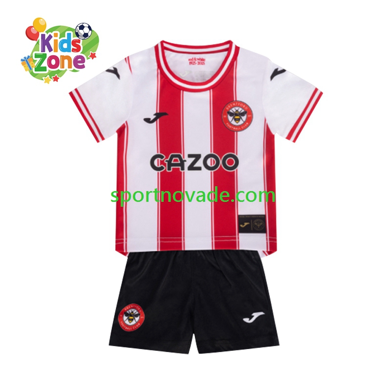 Brentford Heim Trikot Kinder Kurzarm 2025-2026