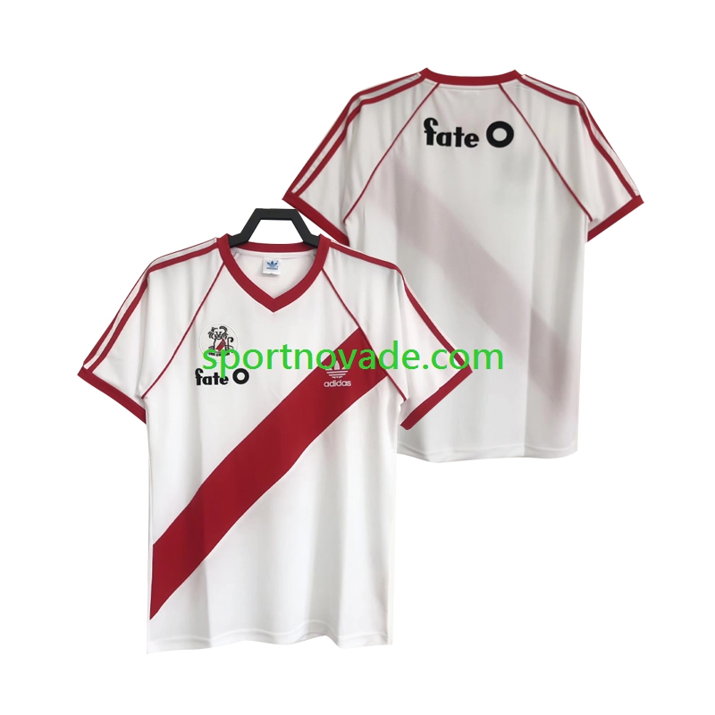 River Plate Retro Heim Trikot Herren Kurzarm 1986