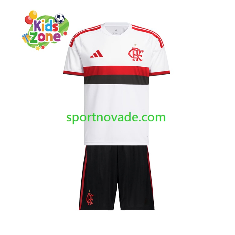 CR Flamengo Auswärts Trikot Kinder Kurzarm 2026-2027