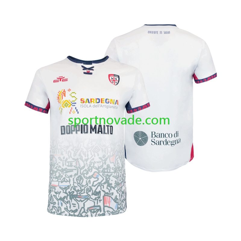 Cagliari Auswärts Trikot Herren Kurzarm 2025-2026