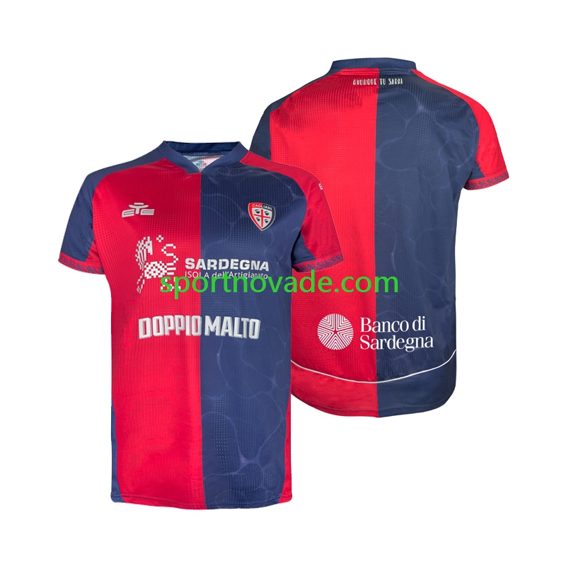 Cagliari Heim Trikot Herren Kurzarm 2025-2026