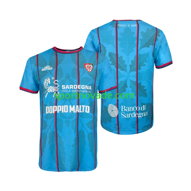 Cagliari Dritt Trikot Herren Kurzarm 2025-2026