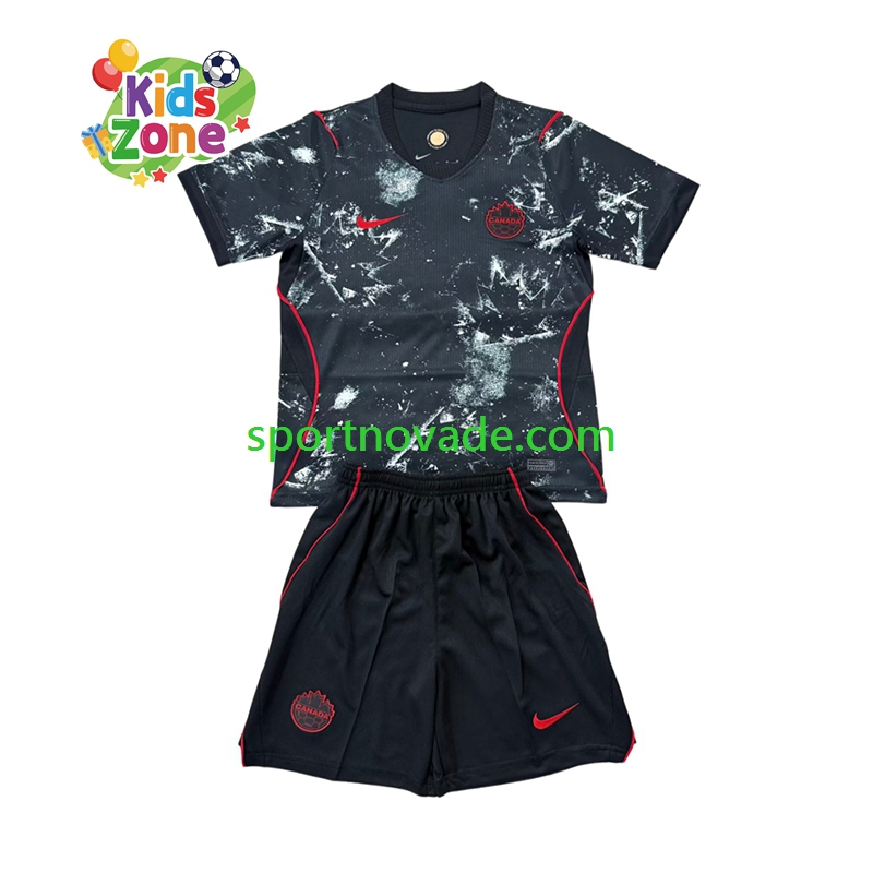 Kanada Auswärts Trikot Kinder Kurzarm World Cup 2026