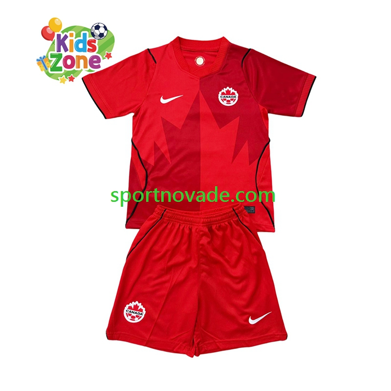 Kanada Heim Trikot Kinder Kurzarm World Cup 2026