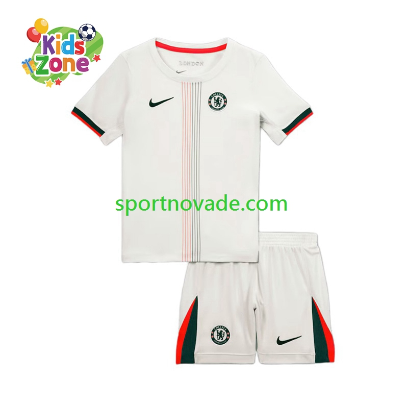 Chelsea Auswärts Trikot Kinder Kurzarm 2025-2026