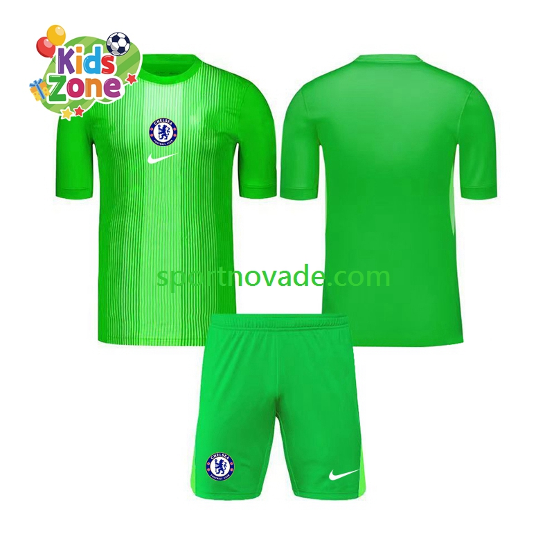 Chelsea Torwart Auswärts Trikot Kinder Kurzarm 2025-2026