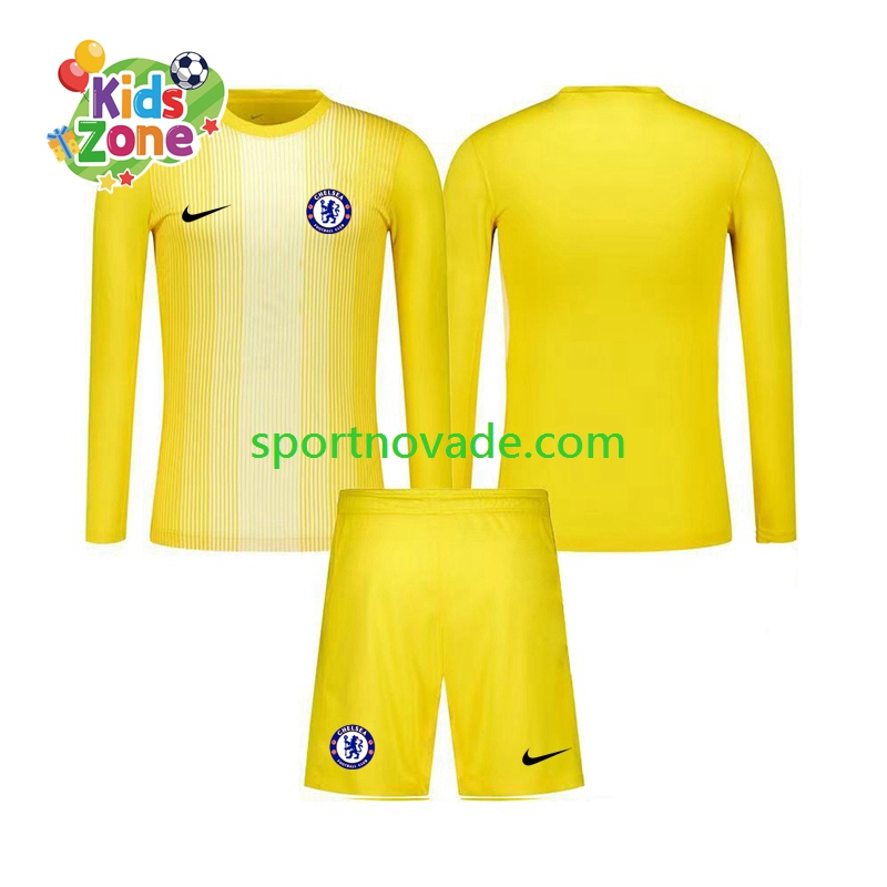Chelsea Torwart Dritt Trikot Kinder Langarm 2025-2026