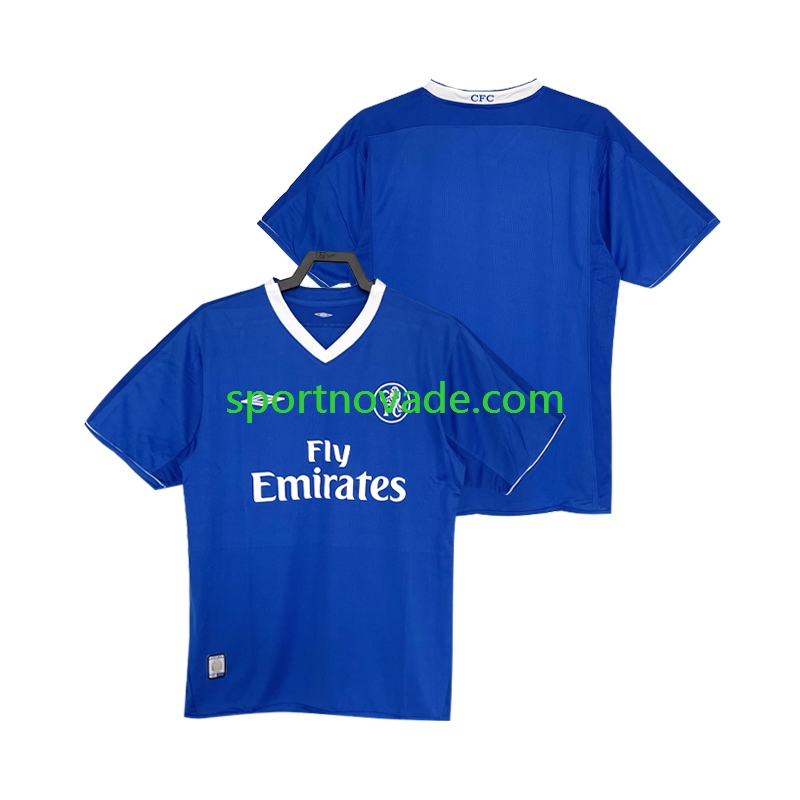 Chelsea Retro Heim Trikot Herren Kurzarm 2003 2005