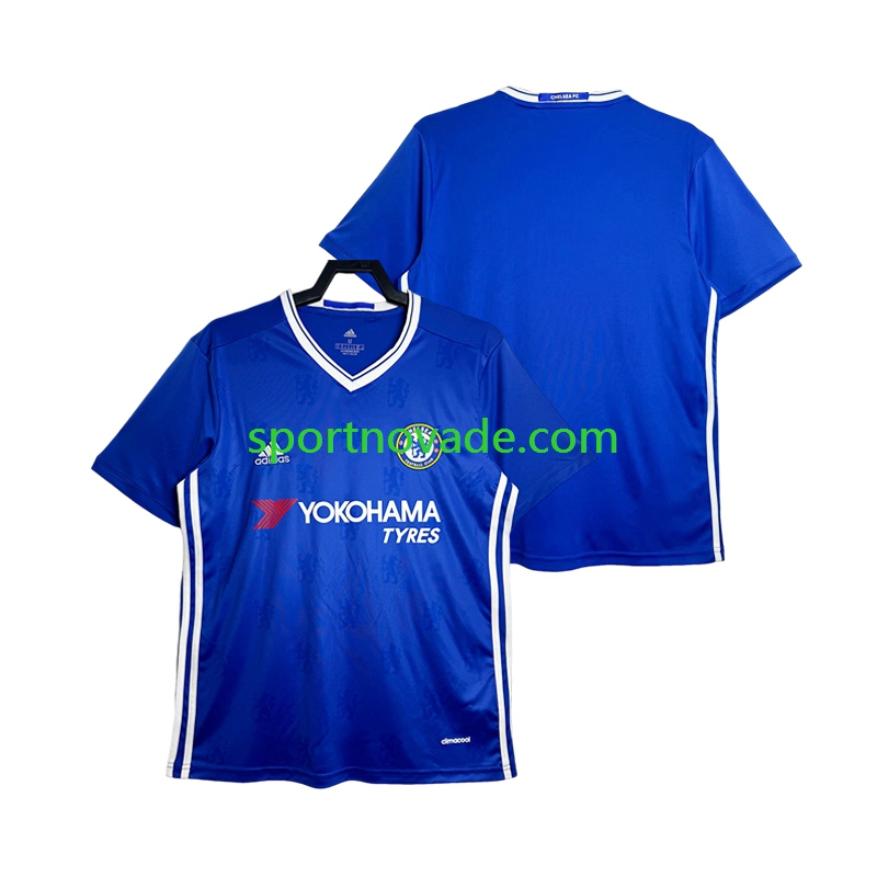 Chelsea Retro Heim Trikot Herren Kurzarm 2016 2017