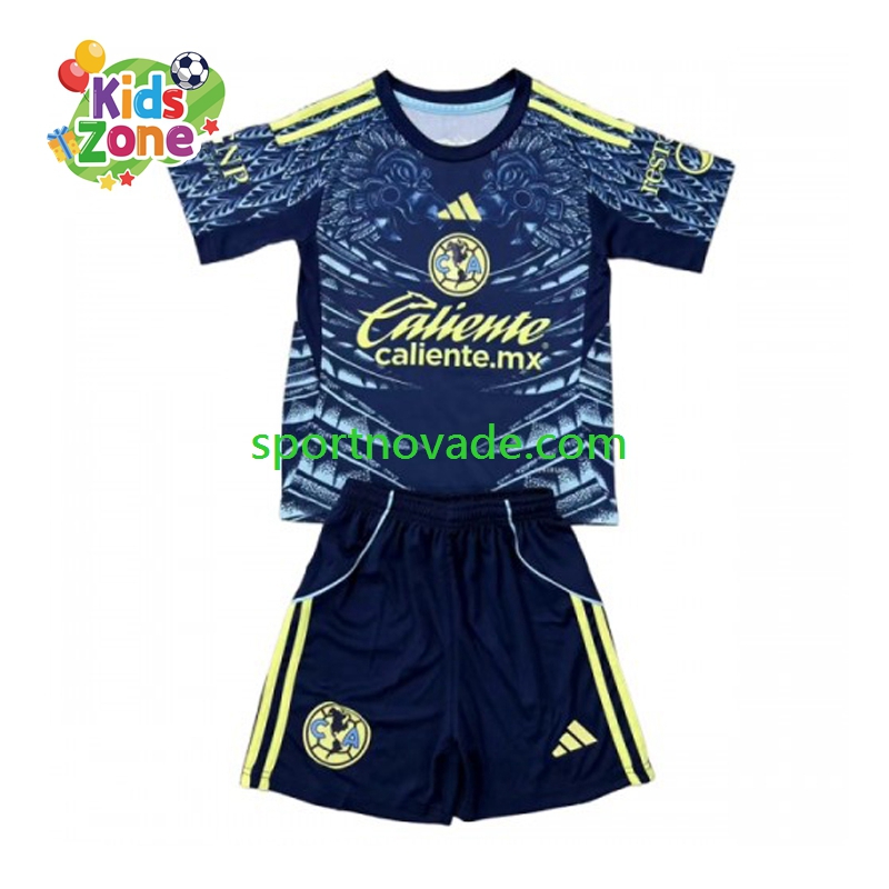 Club América Auswärts Trikot Kinder Kurzarm 2025-2026