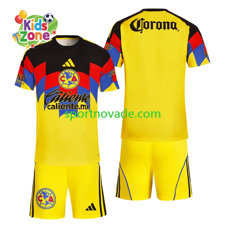 Club América Heim Trikot Kinder Kurzarm 2025-2026