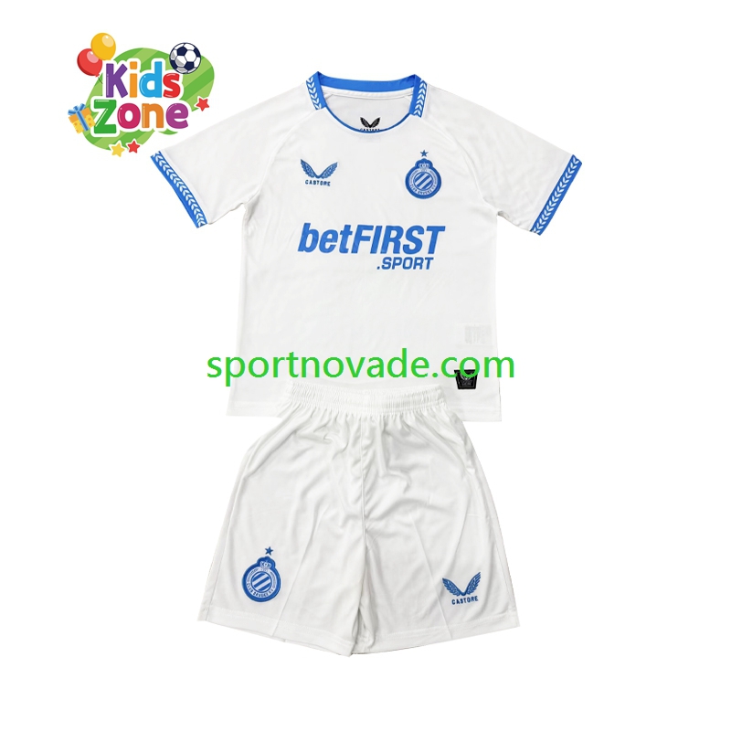 Club Brugge Auswärts Trikot Kinder Kurzarm 2025-2026