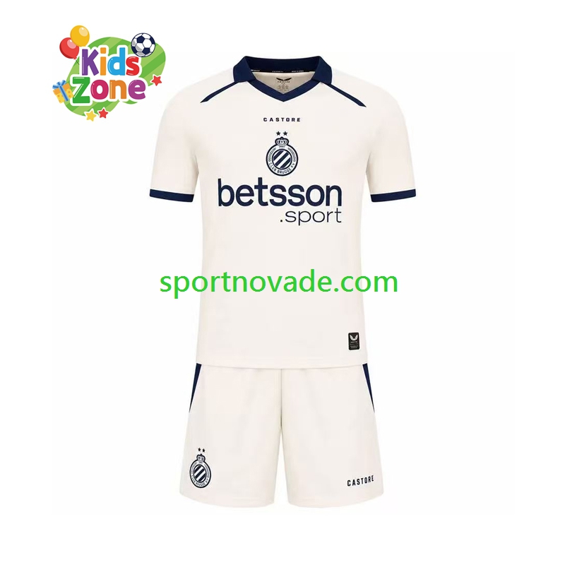 Club Brugge Auswärts Trikot Kinder Kurzarm 2026-2027