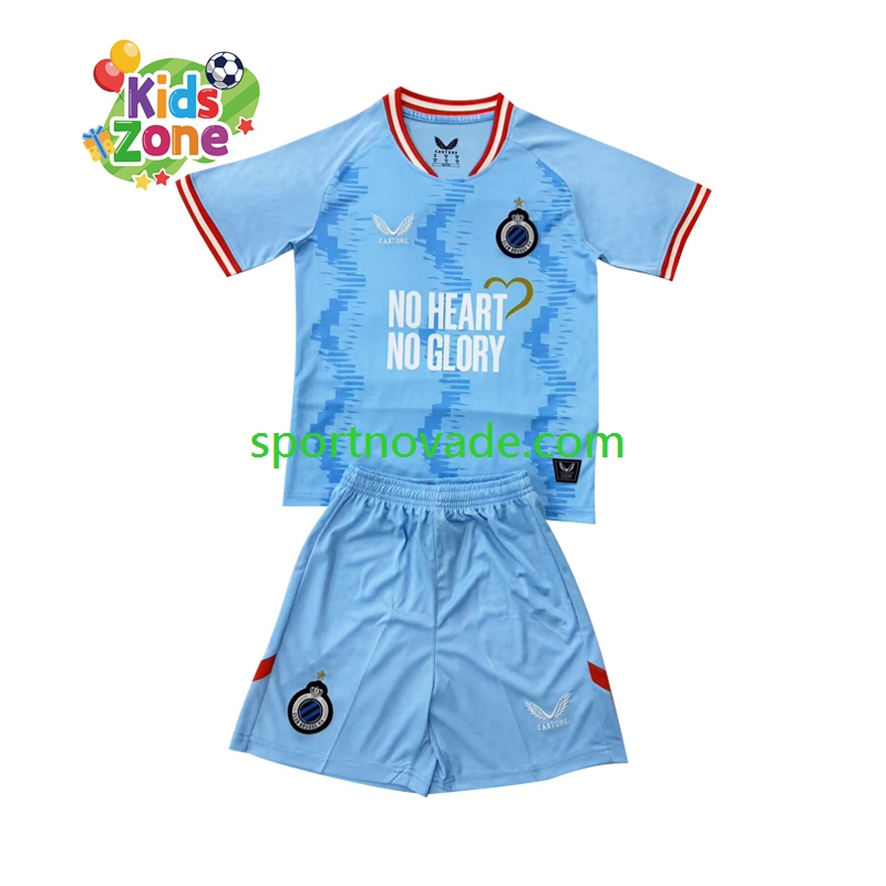 Club Brugge Dritt Trikot Kinder Kurzarm 2025-2026