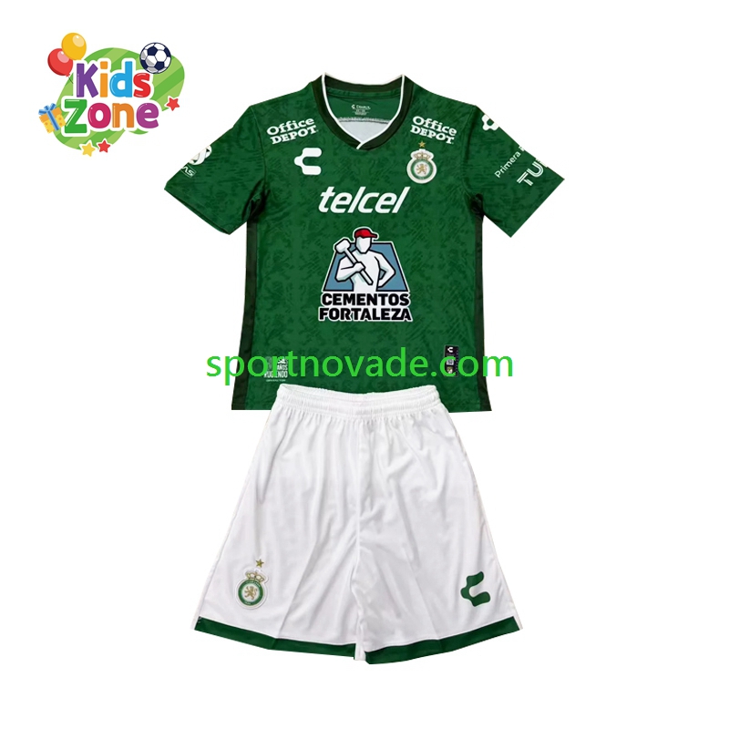 Club Leon Heim Trikot Kinder Kurzarm 2024-2025