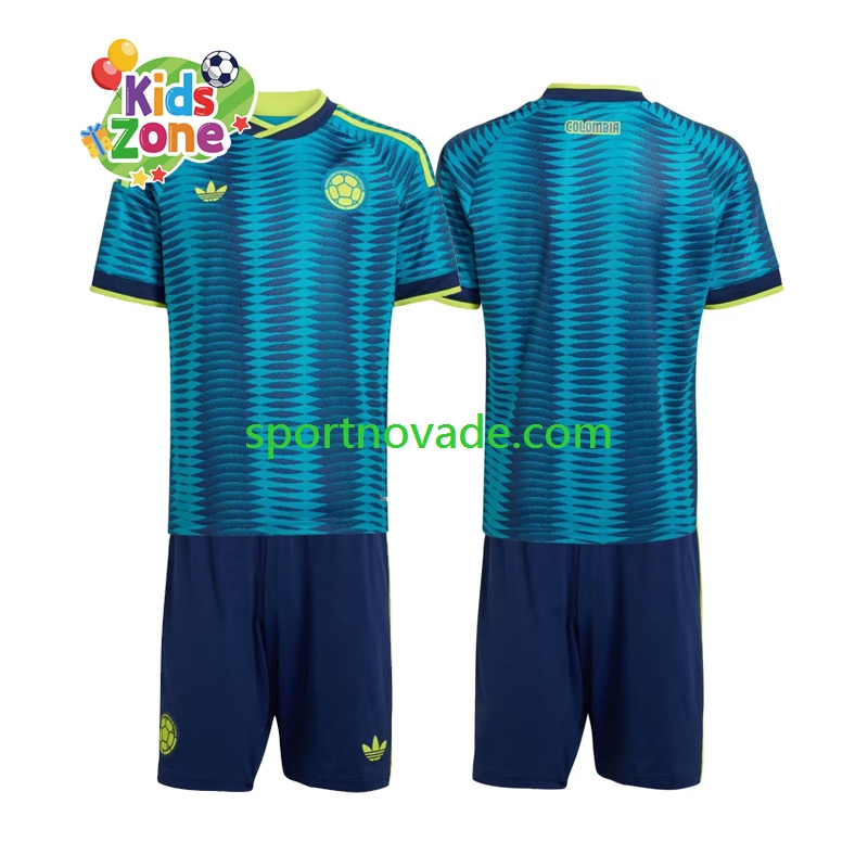 Kolumbien Auswärts Trikot Kinder Kurzarm World Cup 2026