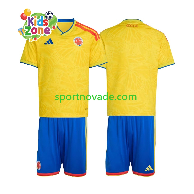 Kolumbien Heim Trikot Kinder Kurzarm World Cup 2026