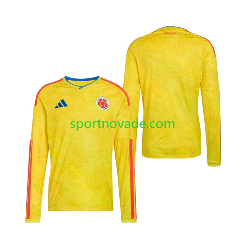 Kolumbien Heim Trikot Herren Langarm World Cup 2026