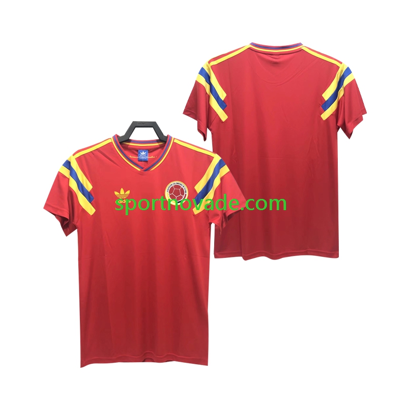 Kolumbien Retro Auswärts Trikot Herren Kurzarm 1990