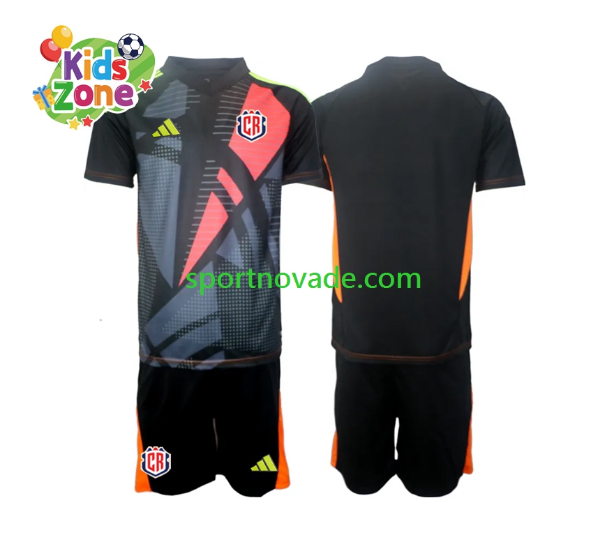 Costa Rica Torwart Dritt Trikot Kinder Kurzarm 2024