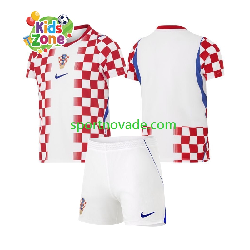 Kroatien Heim Trikot Kinder Kurzarm World Cup 2026
