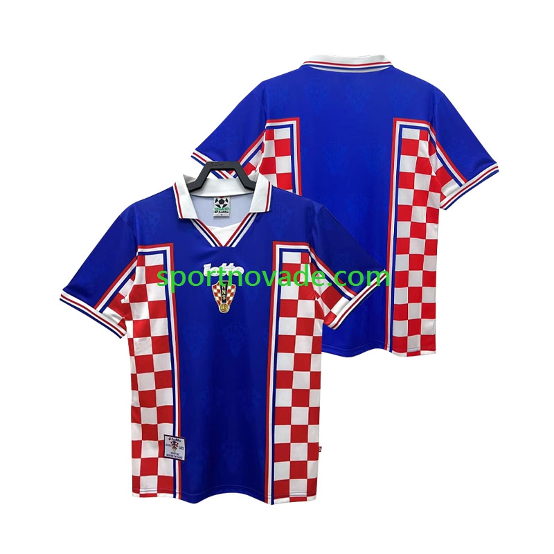 Kroatien Retro Auswärts Trikot Herren Kurzarm 1998