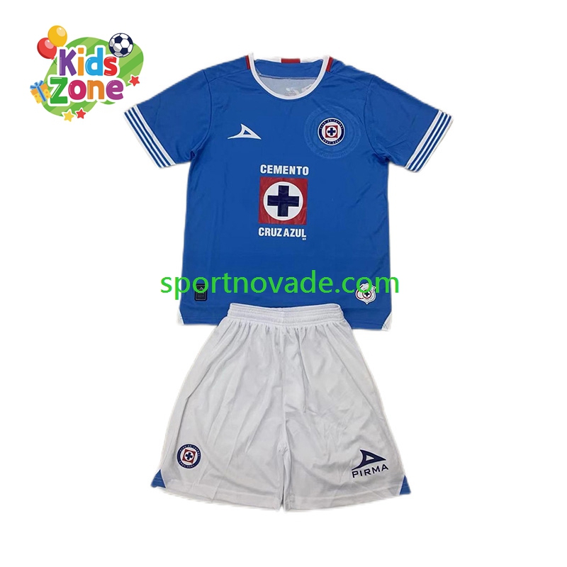 Cruz Azul Heim Trikot Kinder Kurzarm 2024-2025