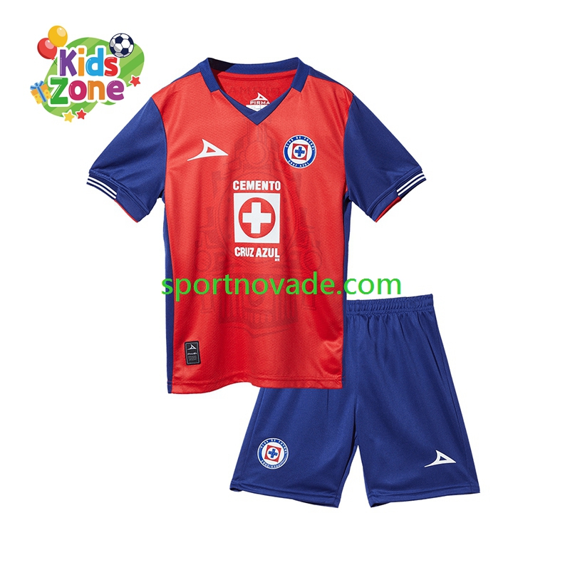 Cruz Azul Dritt Trikot Kinder Kurzarm 2024-2025