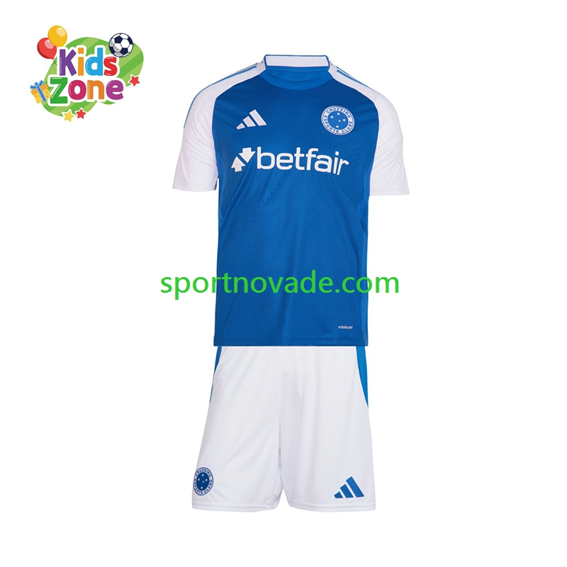 Cruzeiro Heim Trikot Kinder Kurzarm 2025-2026
