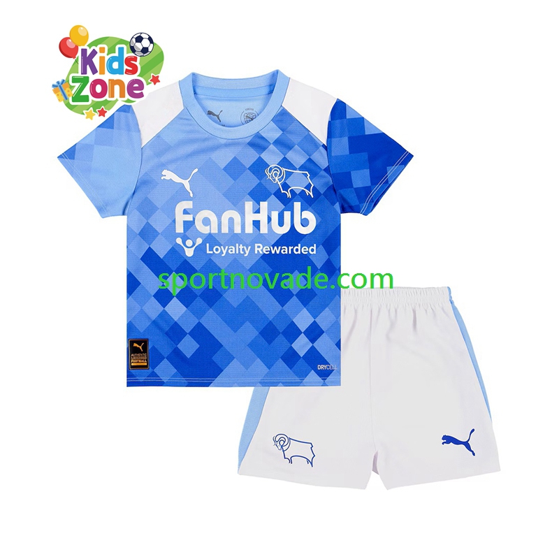 Derby County Dritt Trikot Kinder Kurzarm 2025-2026