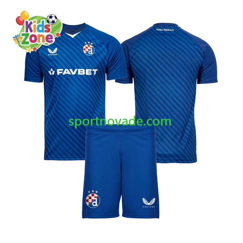 Dinamo Zagreb Heim Trikot Kinder Kurzarm 2024-2025