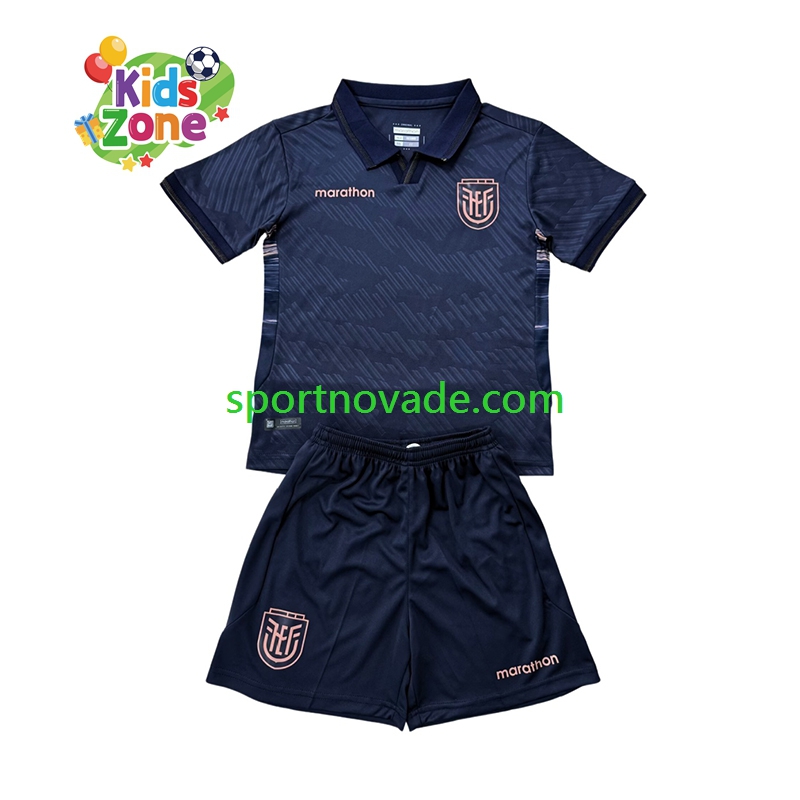 Ecuador Auswärts Trikot Kinder Kurzarm World Cup 2026