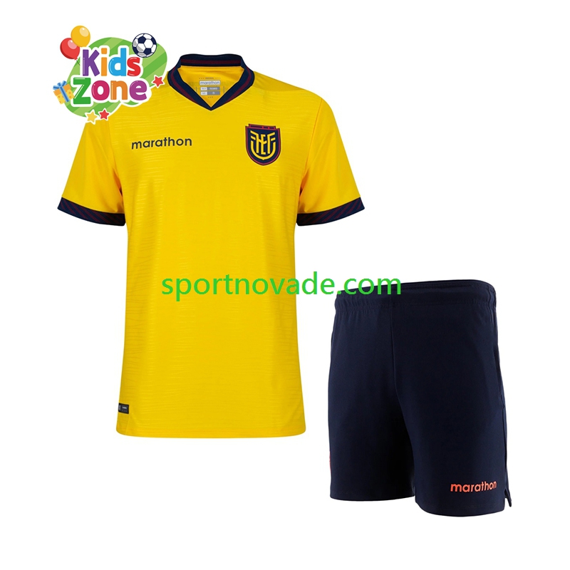 Ecuador Heim Trikot Kinder Kurzarm World Cup 2026