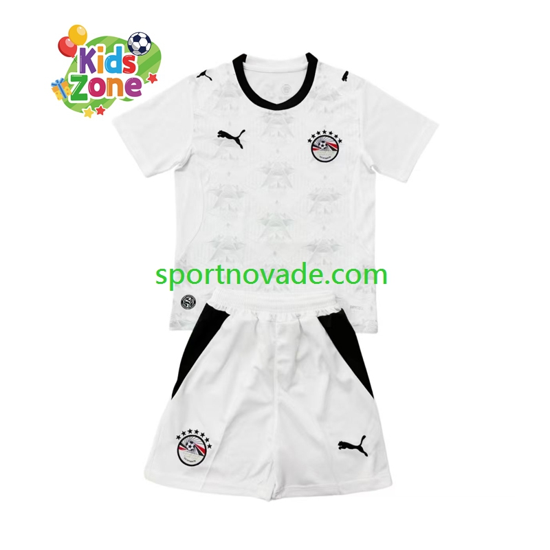Ägypten Auswärts Trikot Kinder Kurzarm World Cup 2026