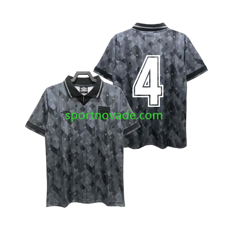 England 4 Retro Auswärts Trikot Herren Kurzarm 1990