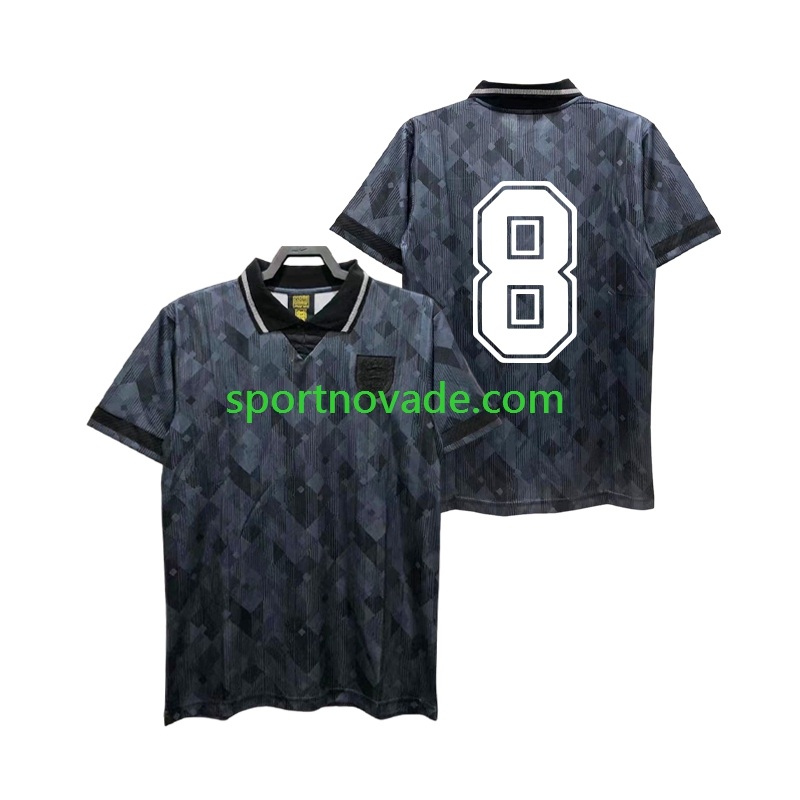 England 8 Retro Auswärts Trikot Herren Kurzarm 1990