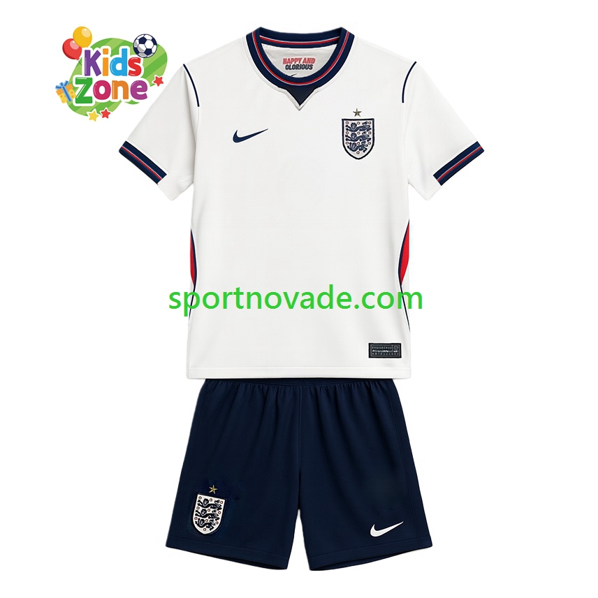 England Heim Trikot Kinder Kurzarm World Cup 2026