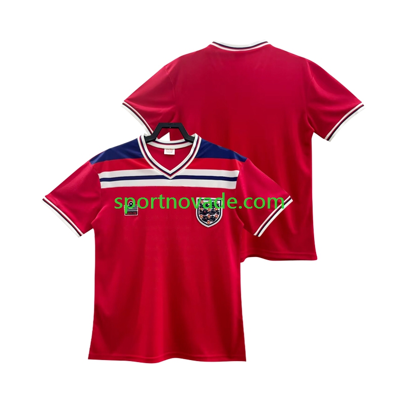 England Retro Auswärts Trikot Herren Kurzarm 1982