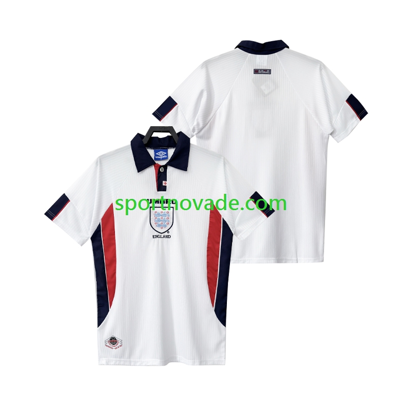 England Retro Heim Trikot Herren Kurzarm 1998