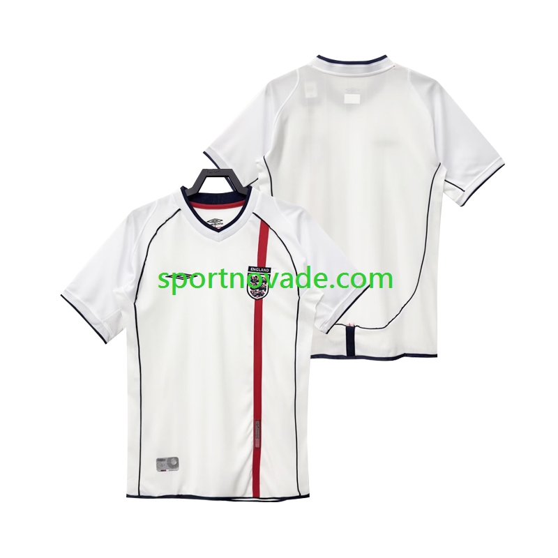England Retro Heim Trikot Herren Kurzarm 2002
