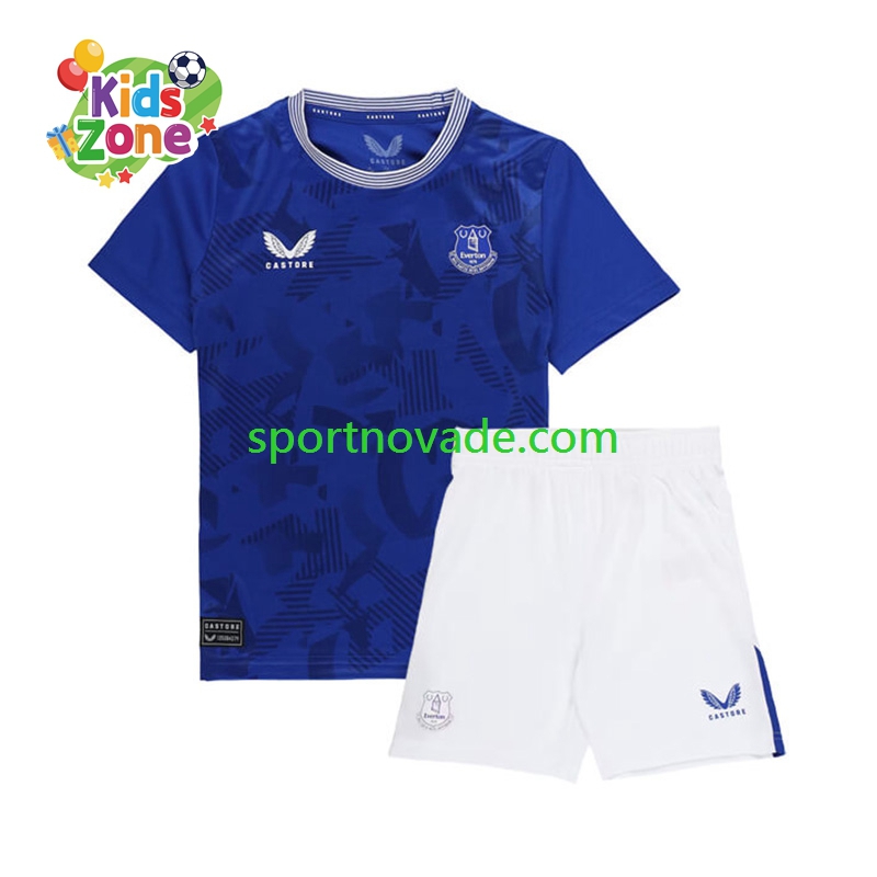 Everton Heim Trikot Kinder Kurzarm 2024-2025