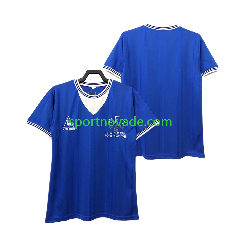 Everton Retro Dritt Trikot Herren Kurzarm 1985