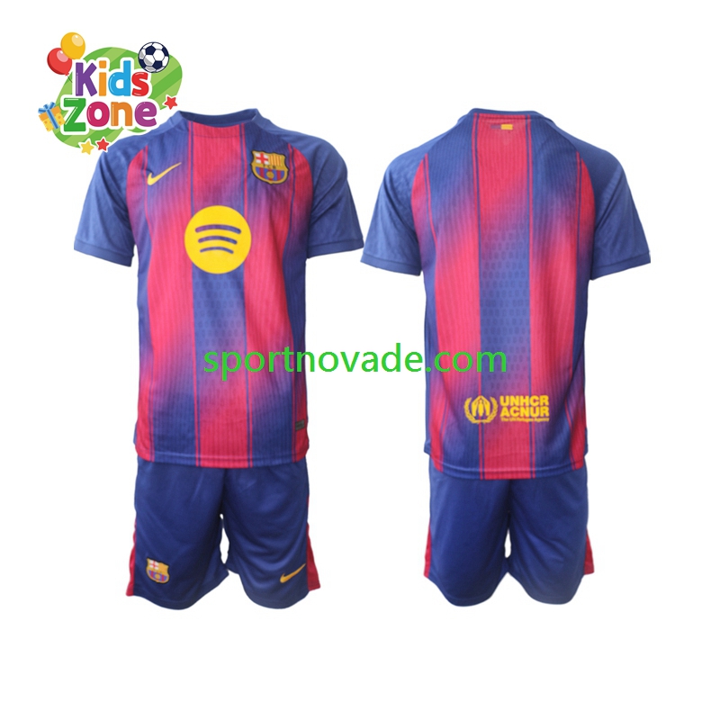 FC Barcelona Heim Trikot Kinder Kurzarm 2025-2026