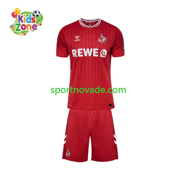FC Köln Auswärts Trikot Kinder Kurzarm 2025-2026