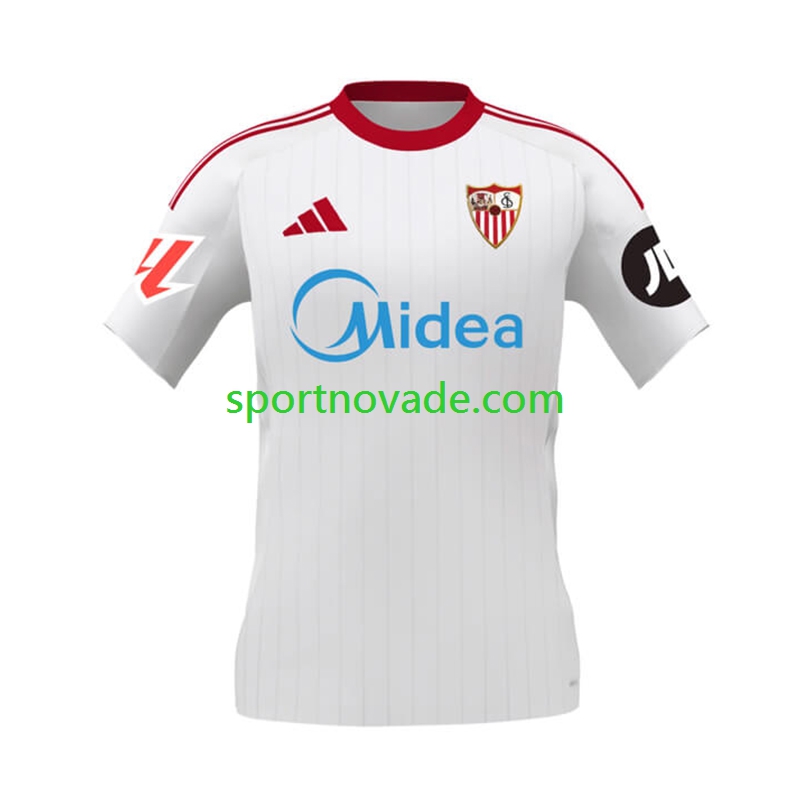 FC Sevilla Heim Trikot Herren Kurzarm 2025-2026