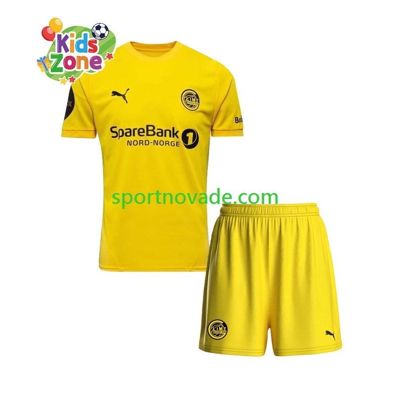 FK Bodø/Glimt Heim Trikot Kinder Kurzarm 2025